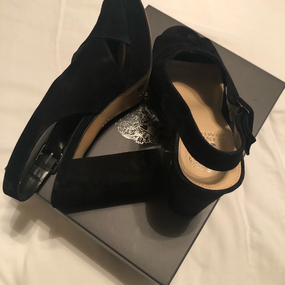 Vince Camuto Javasan Peep Toe Casual Slingback - Picture 5 of 6
